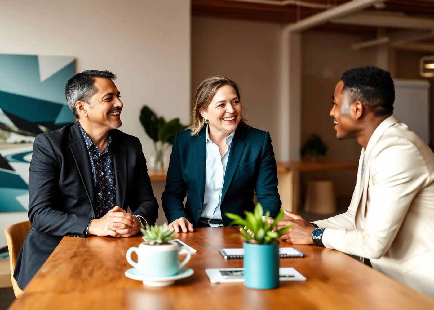 InsuredKiwi brokers meeting with a client